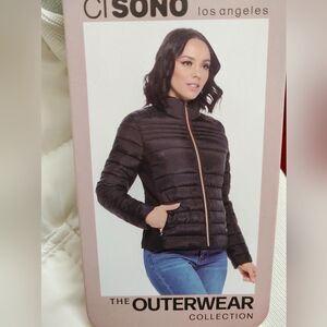 NWT White Puffer Jacket